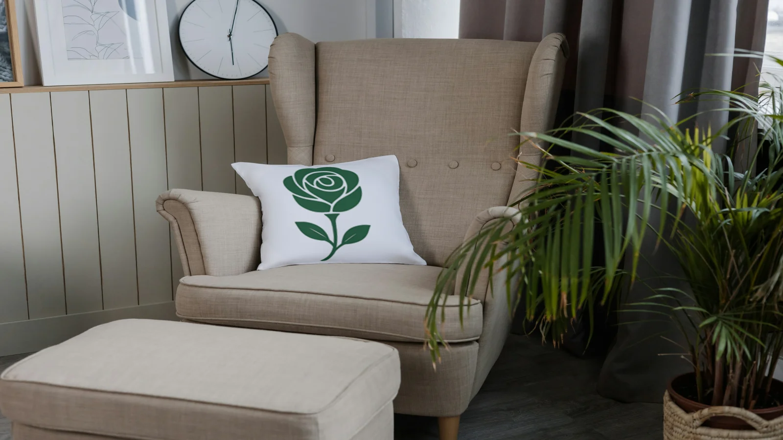 FlowersLuxe Founder with Flower Throw Pillows