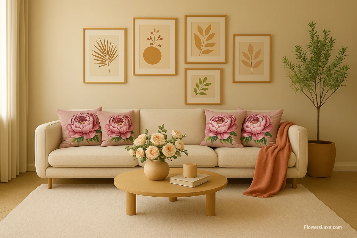 What Color Pillows Go With Cream Sofa