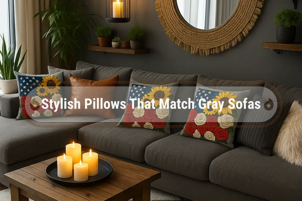What Color Pillows Go With a Gray Couch? (Stylish Ideas)