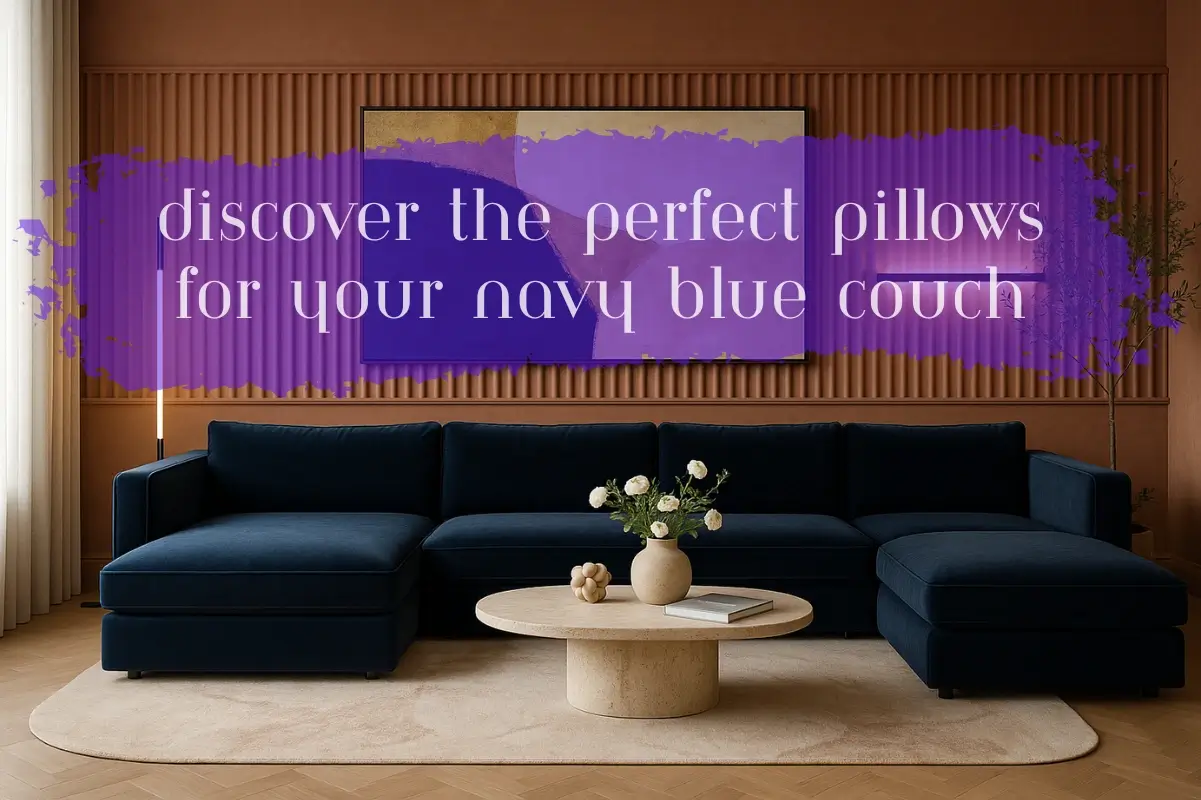 What Color Pillows Go With a Navy Blue Couch